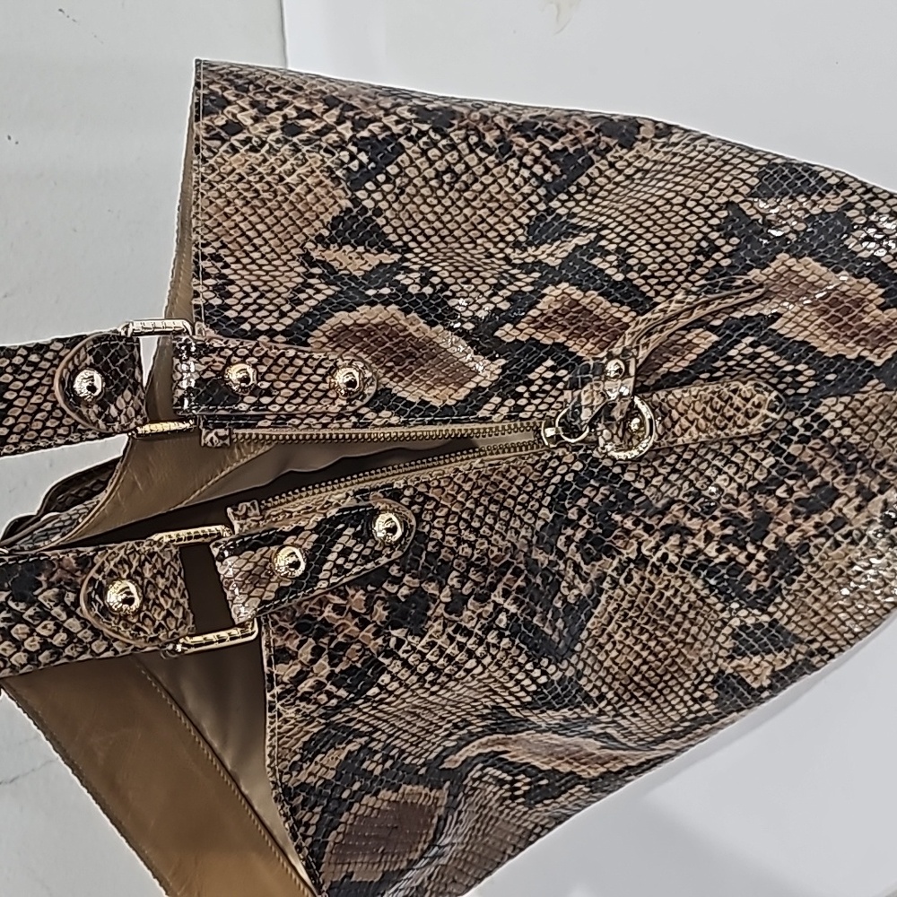 Stuart Weitzman Python Hobo Studded Shoulder Bag … - image 6